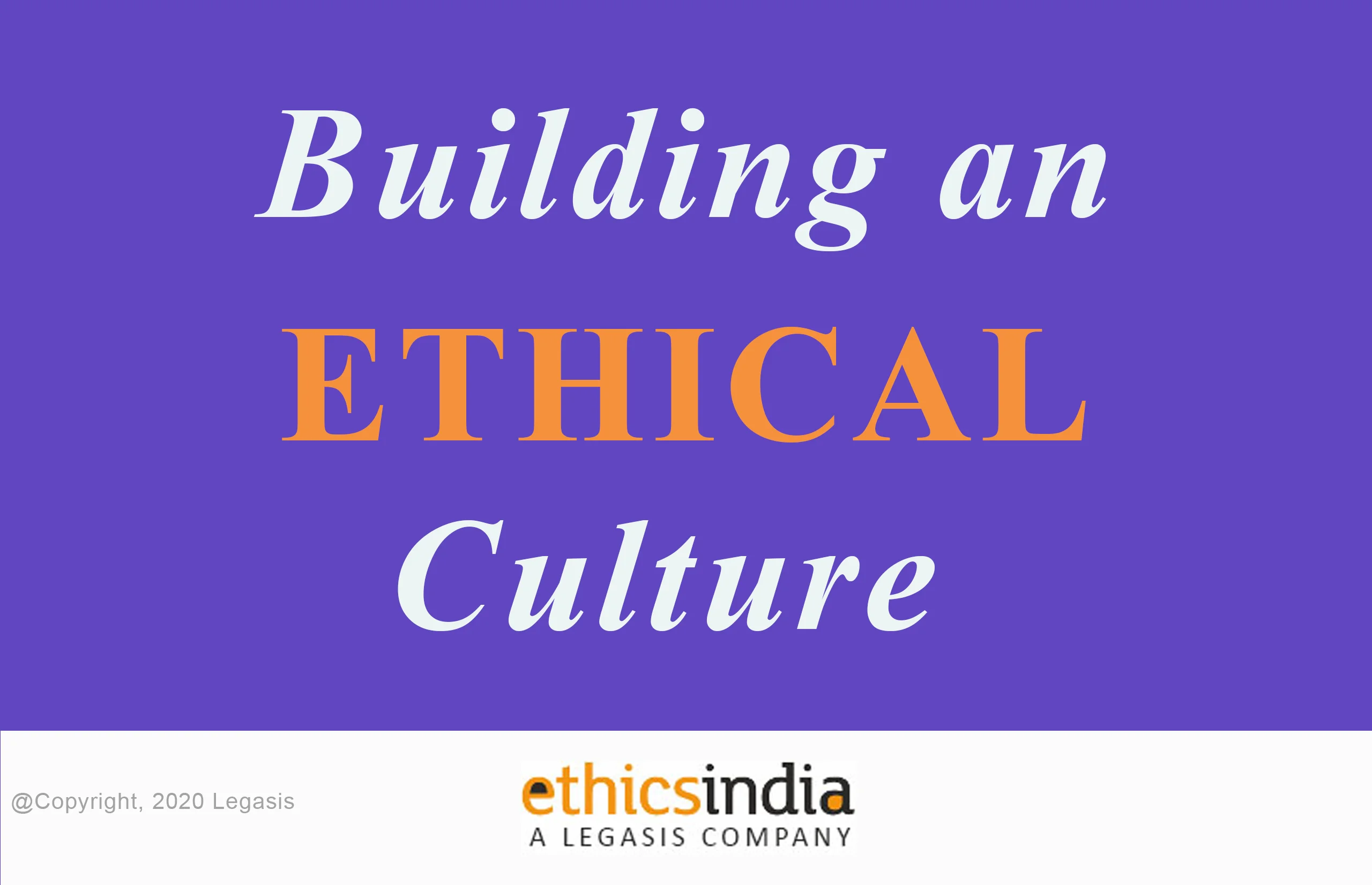 Ethical Culture